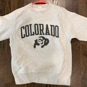 CU Boulder crewneck